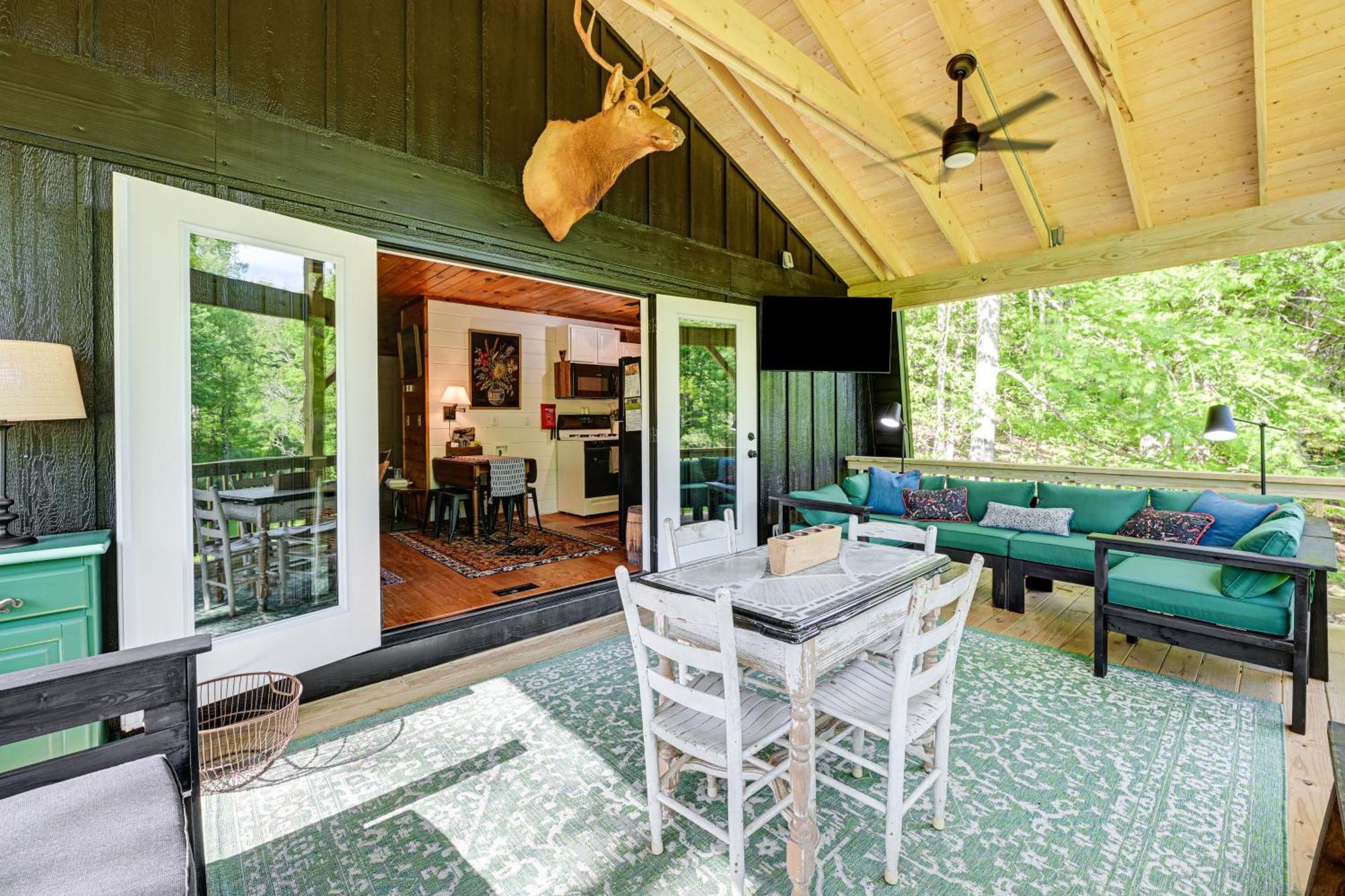 Highlands Cabin On Buck Creek About 8 Mi To Town! 외부 사진